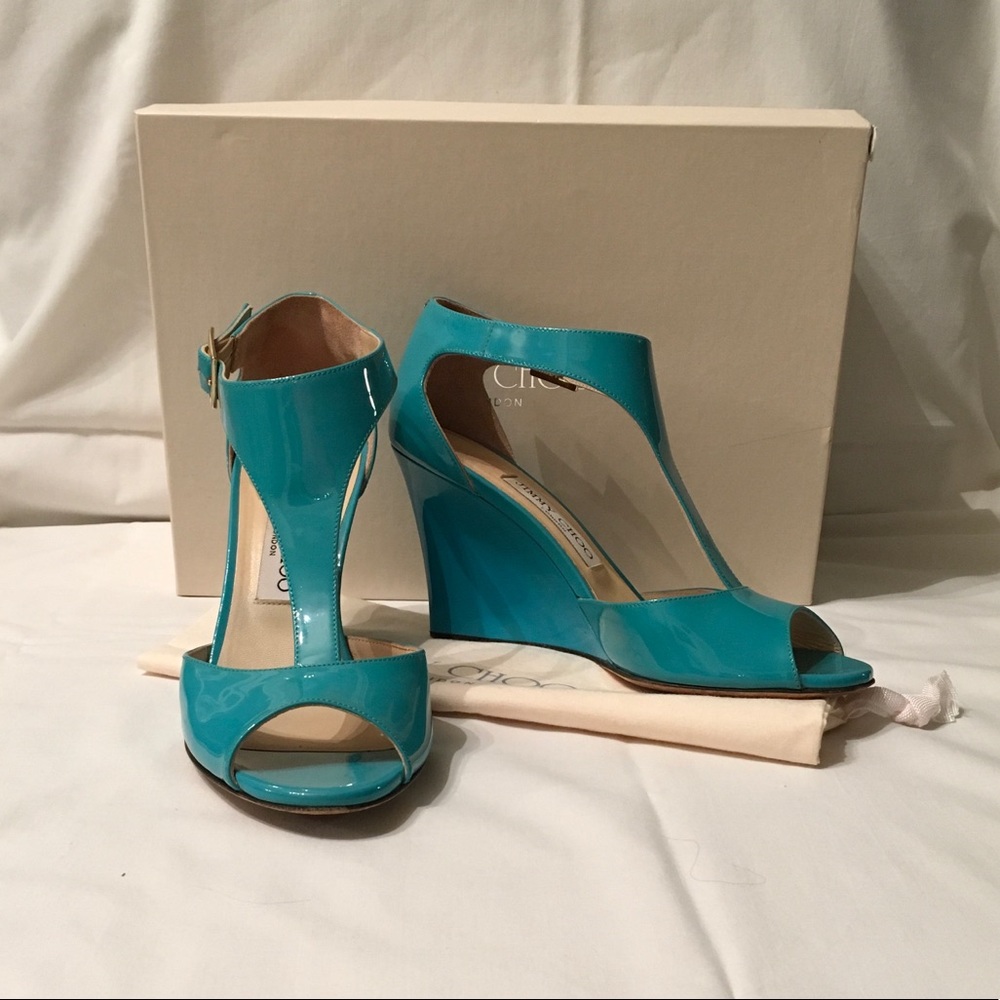 Jimmy Choo T-Strap Wedge